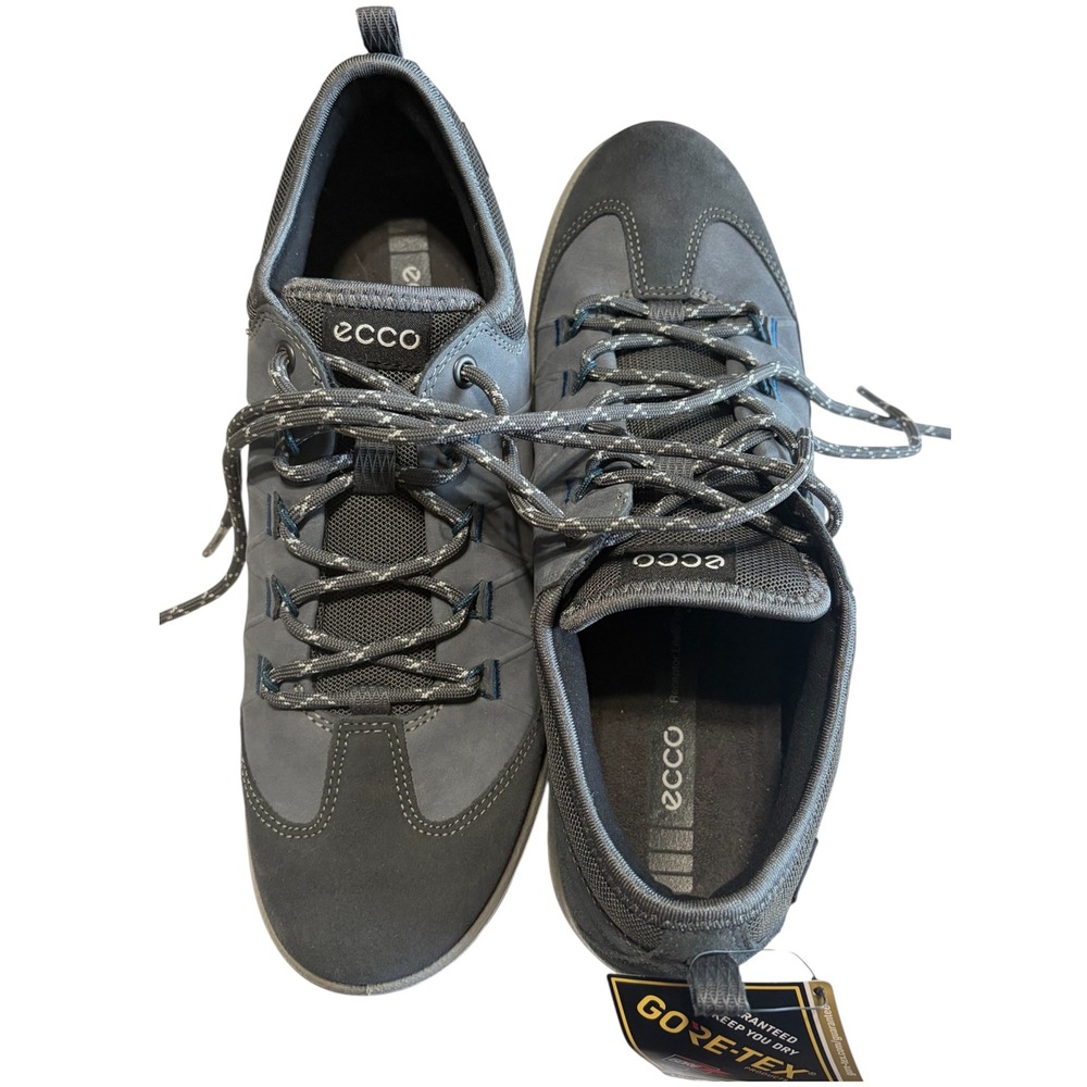 ECCO Ulterra Gore-Tex Yak Leather Hiking Sneakers Grey 838523-01308 EU 39 US 8
